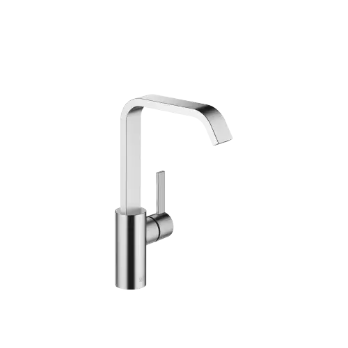 IMO Mitigeur monocommande de lavabo avec bec déverseur haut sans garniture d’écoulement - Chrome brossé - 33 526 671-93