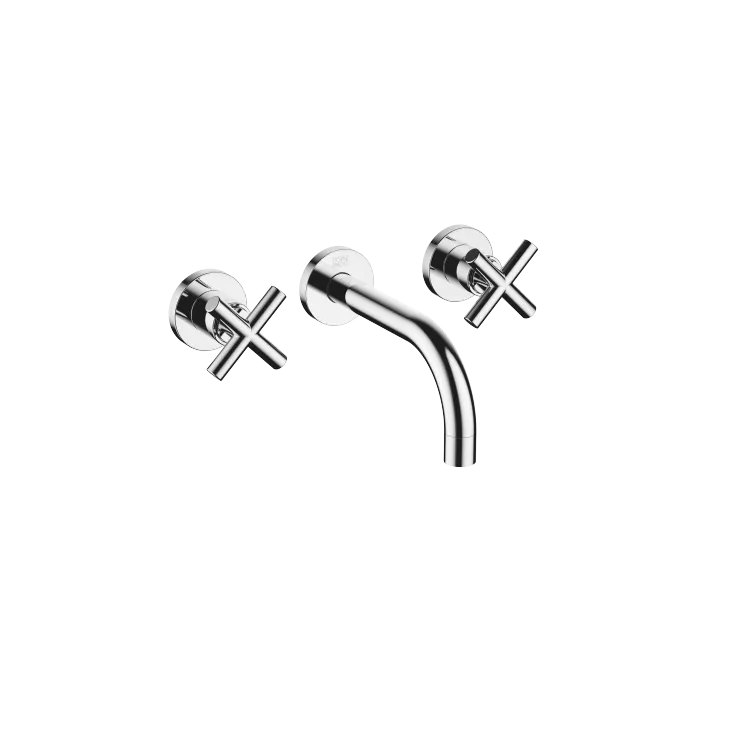 TARA Wall-mounted basin mixer without pop-up waste - Chrome - 36 707 892-00