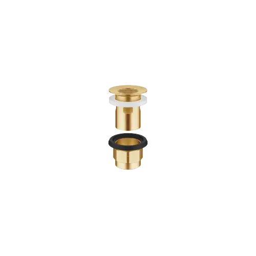 Bonde à grille pour lavabo , 1 1/4" 1 1/4" - Laiton brossé (Or 23cts) - 10 105 970-28