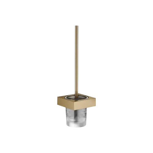 Toiletten-Bürstengarnitur , Wandmodell - Dark Brass gebürstet (PVD) - 83 900 780-39