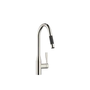 SYNC Single-lever mixer Pull-down with spray function - Platinum - 33 870 895-08