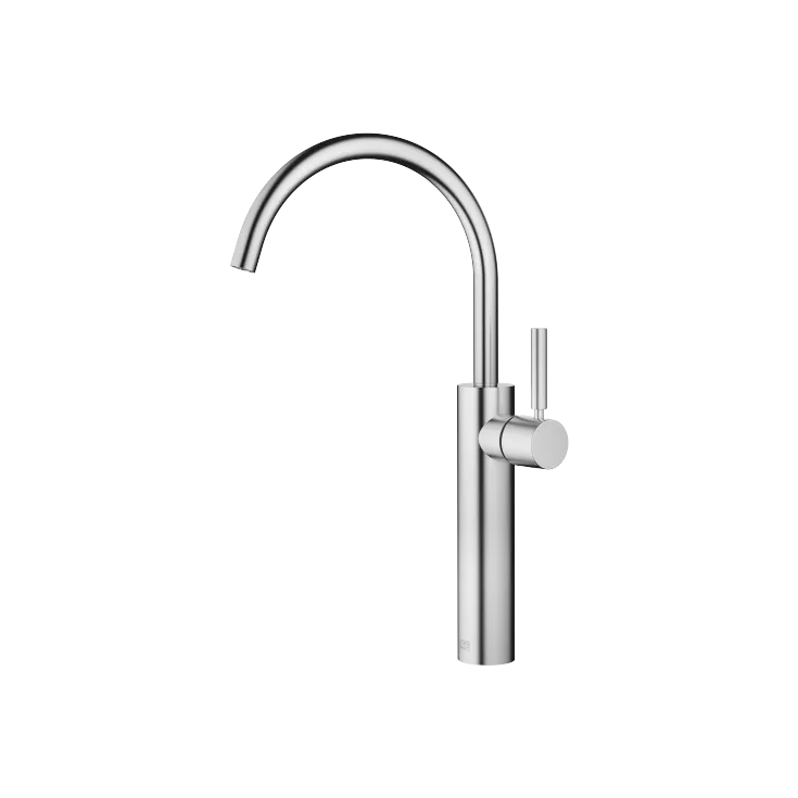 META Monomando de lavabo con base elevada sin válvula - Cromo cepillado - 33 534 661-93