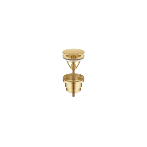 Válvula semiautomática sin cierre a presión 1 1/4" - Latón cepillado (Oro 23k) - 10 126 970-28
