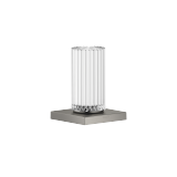 Handle Glass Design CLIVIA medium - Brushed Dark Platinum