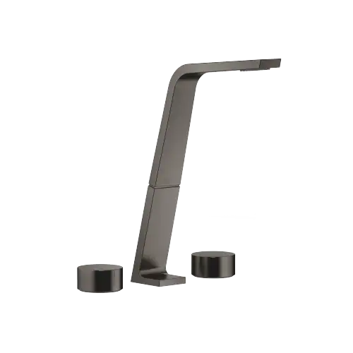 CL.1 Three-hole lavatory mixer without drain - Brushed Dark Platinum - Set containing 3 articles