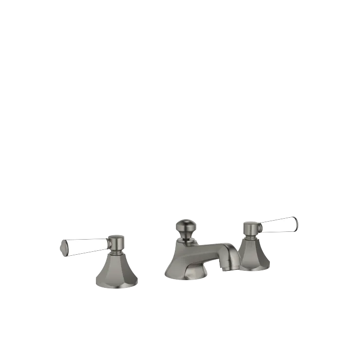 MADISON Three-hole lavatory mixer with drain - Brushed Dark Platinum - 20 700 370-99 0010