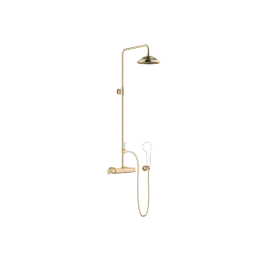 MADISON Showerpipe with shower thermostat without hand shower - Durabrass (23kt Gold) - 34 459 360-09 0010