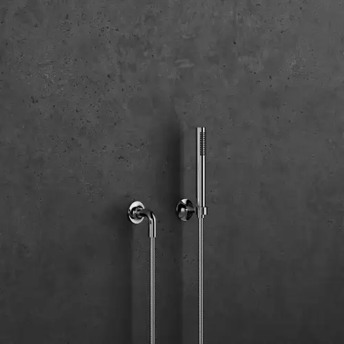 VAIA Hand shower set with individual rosettes - Brushed Dark Brass (PVD) - 27 808 809-39