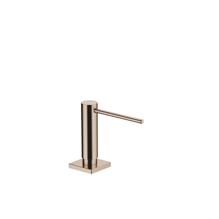 Dispenser with rosette - Brushed Bronze - 82 439 970-42