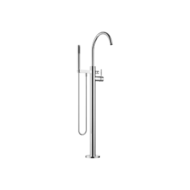 Single-lever tub mixer with stand pipe for freestanding installation with hand shower set - Chrome - 25 863 661-00