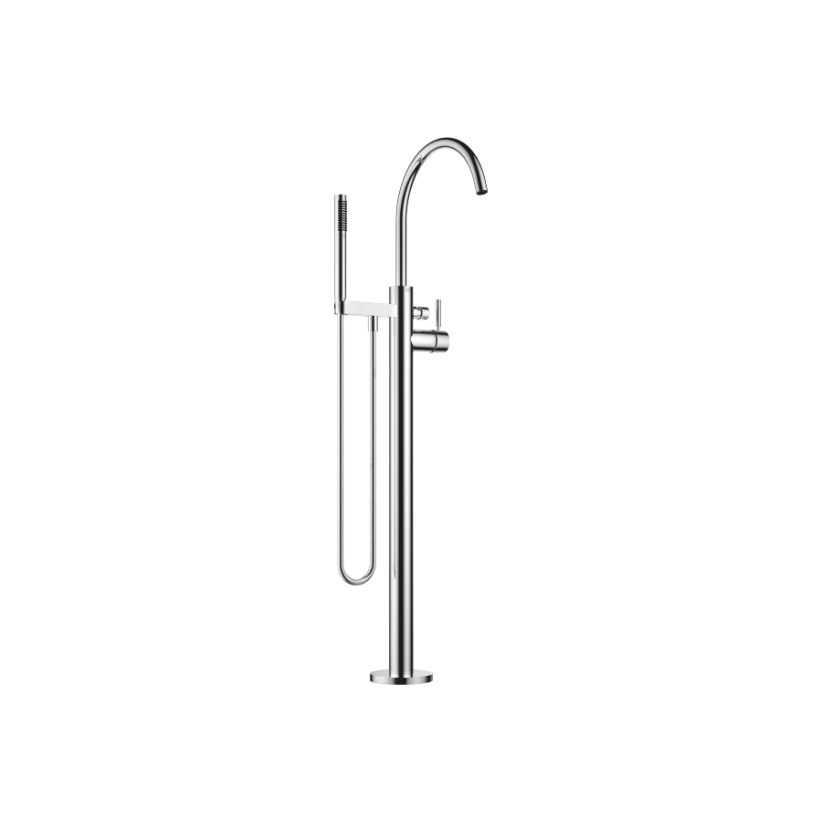 TARA Dark Chrome : Two-way diverter for bath rim or tile