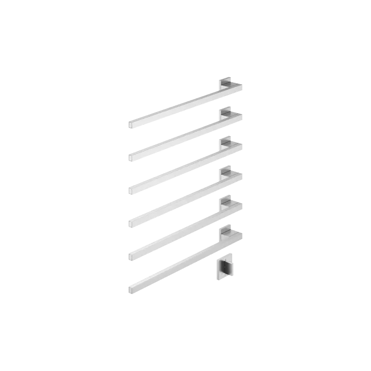 Towel warmer , 6-fold , projection left , with control element - Set containing 2 articles