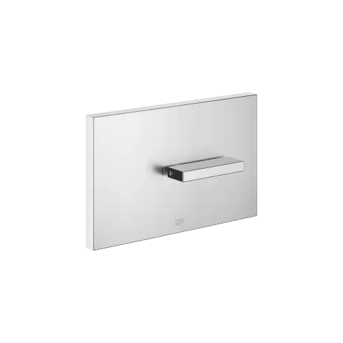 Cover plate for the concealed WC cistern made by TeCe - Brushed Chrome - 12 660 979-93