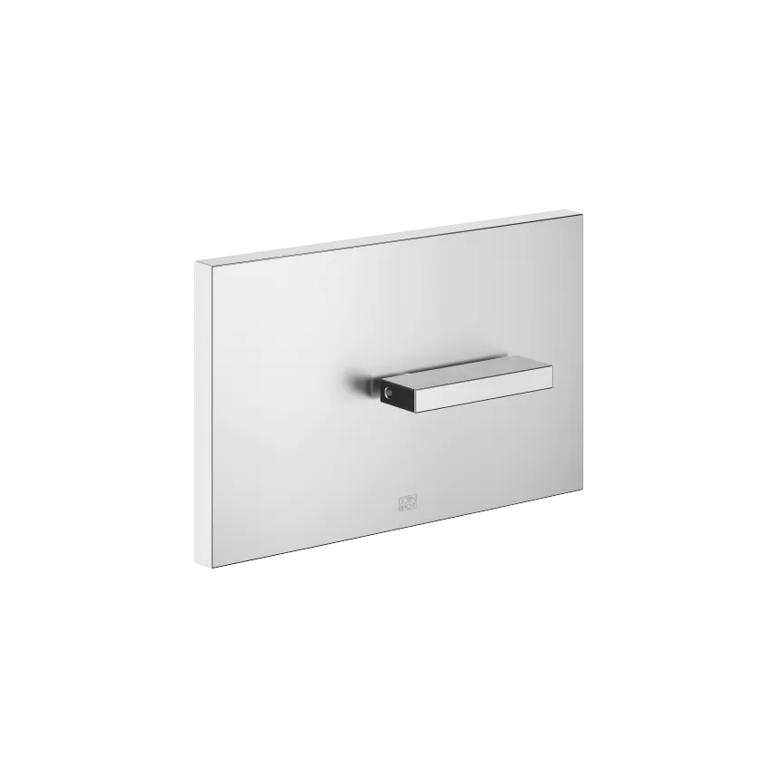 Cover plate for the concealed WC cistern made by TeCe - Brushed Chrome - 12 660 979-93