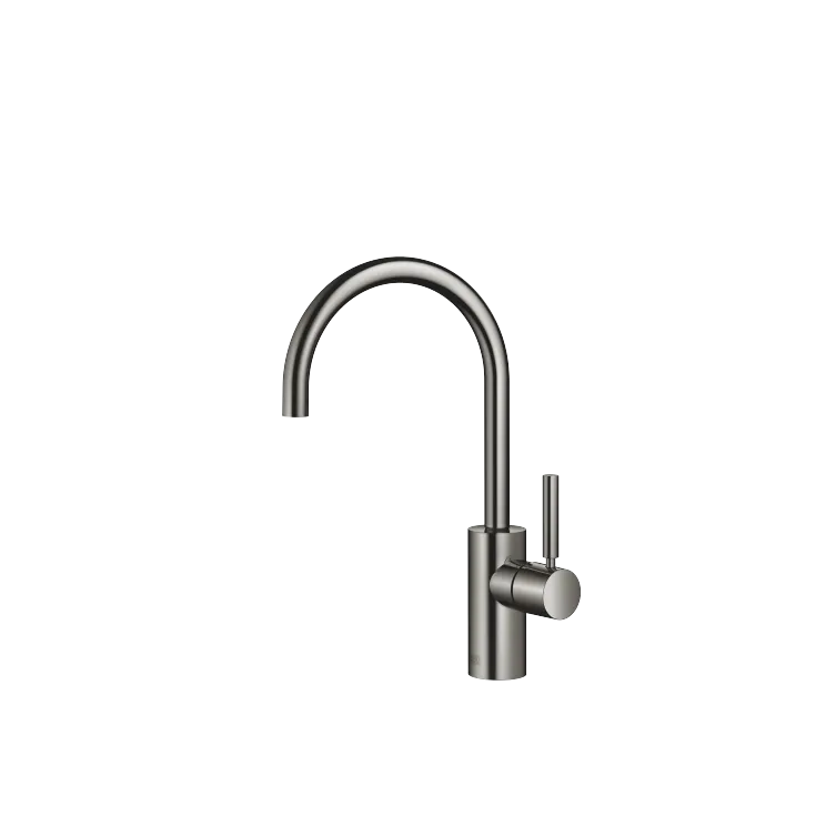 META Single-lever basin mixer without pop-up waste - Dark Chrome - 33 565 661-19
