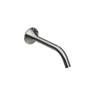 VAIA Wall-mounted basin spout without pop-up waste - Dark Chrome - 13 800 809-19