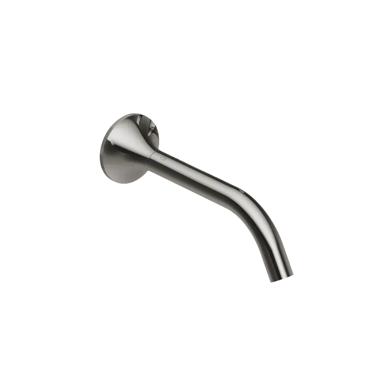 VAIA Wall-mounted basin spout without pop-up waste - Dark Chrome - 13 800 809-19