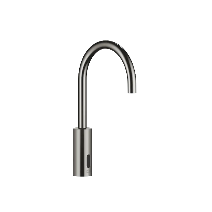Robinetterie de lavabo avec fonction d’ouverture et de fermeture électronique sans garniture d’écoulement - Dark Chrome - 44 521 660-19 0010
