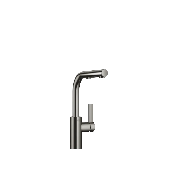 ELIO Monomando Pull-out con función de chorro - Dark Chrome - 33 871 790-19