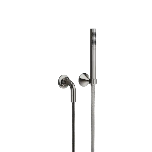 VAIA Hand shower set with individual rosettes FlowReduce - Dark Chrome - 27 808 809-19 0010