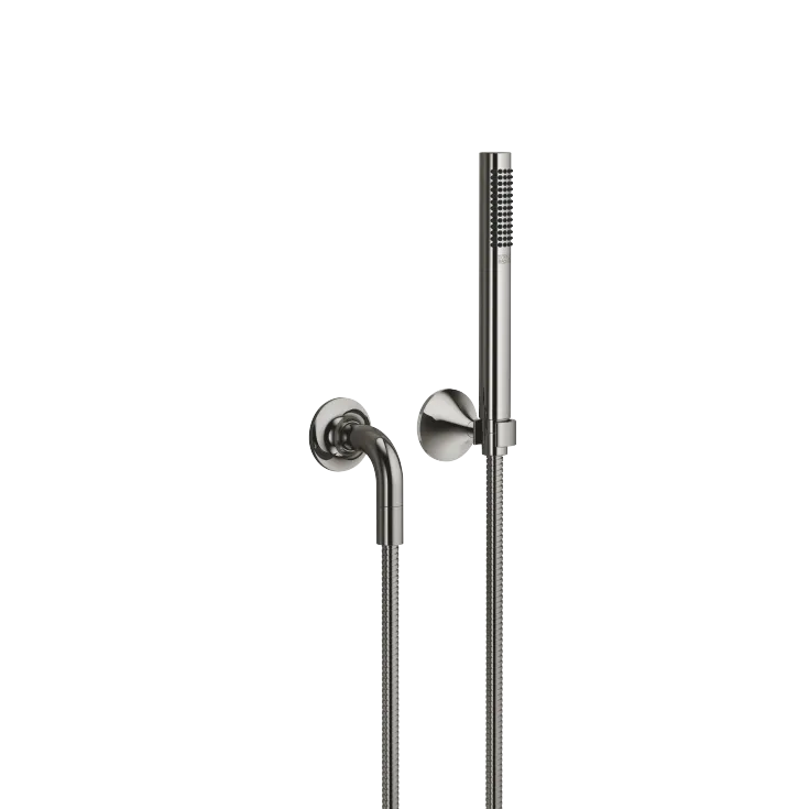 VAIA Hand shower set with individual rosettes FlowReduce - Dark Chrome - 27 808 809-19 0010