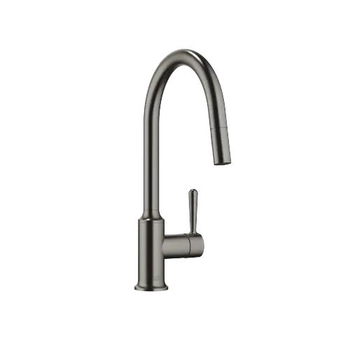 VAIA Single-lever mixer Pull-down with spray function - Brushed Dark Platinum - 33 870 809-99 0010