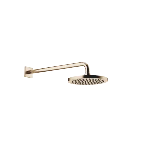 Rain shower with wall fixing 220 mm - Brushed Champagne (22kt Gold) - 28 649 670-46