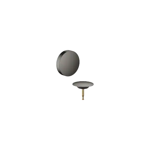 Bocca vasca con piletta vasca con troppo pieno - Dark Platinum spazzolato - 36 247 970-99