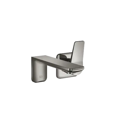 LISSÉ Mitigeur monocommande de lavabo mural sans garniture d’écoulement - Dark Chrome - 36 860 845-19