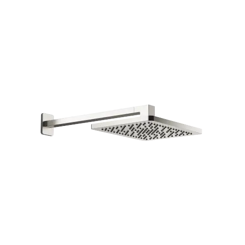 LULU Pomme de douche arrosoir à fixation murale 300 x 240 mm - Platine brossé - 28 786 710-06 0010