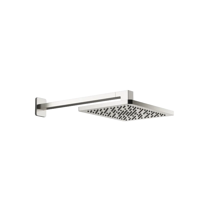 LULU Pomme de douche arrosoir à fixation murale 300 x 240 mm - Platine brossé - 28 786 710-06 0010
