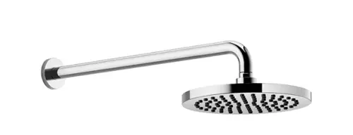 Regenbrause mit Wandanbindung FlowReduce 220 mm - Dark Bronze gebürstet (PVD) - 28 648 970-43