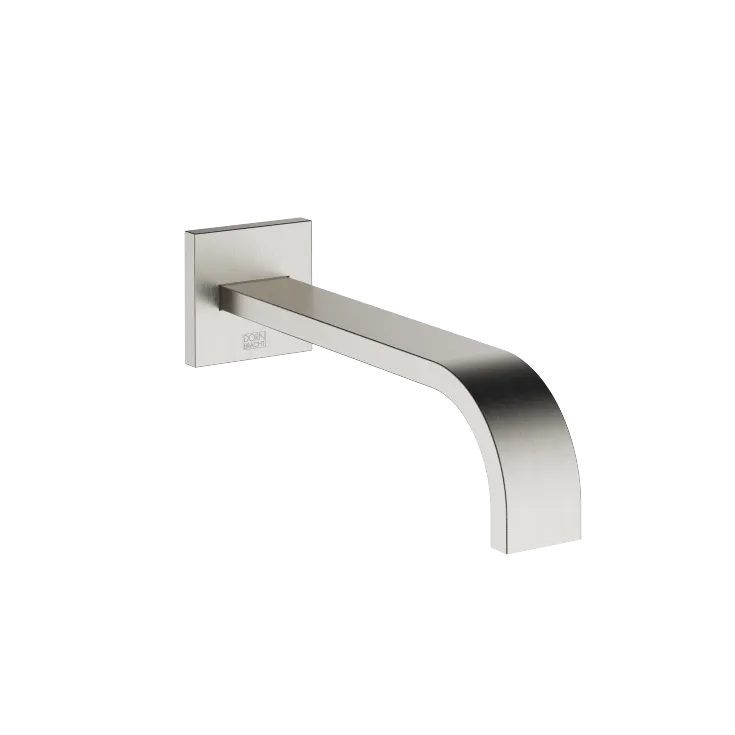 MEM Bath spout for wall mounting - Brushed Platinum - 13 801 782-06