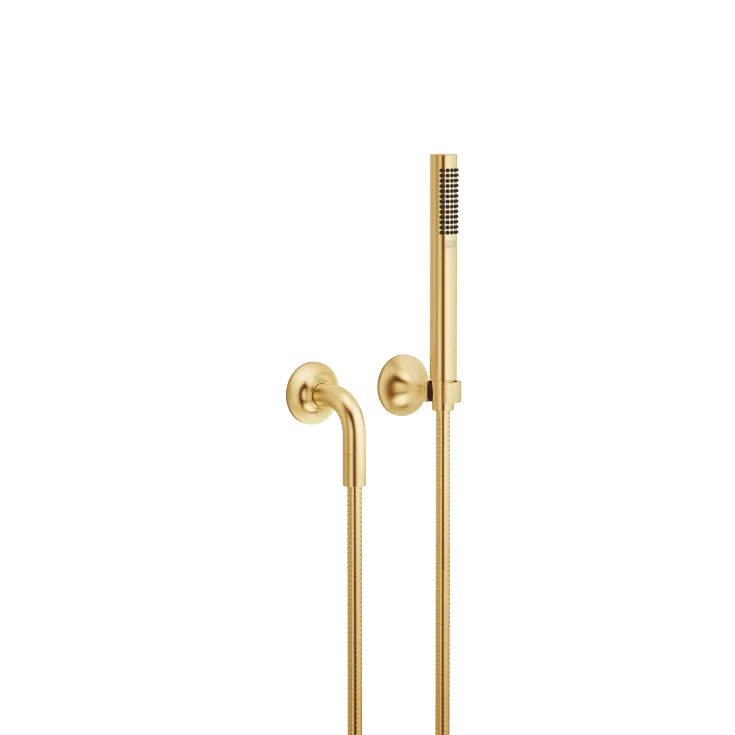 VAIA Hand shower set with individual rosettes - Brushed Durabrass (23kt Gold) - 27 808 809-28 0050