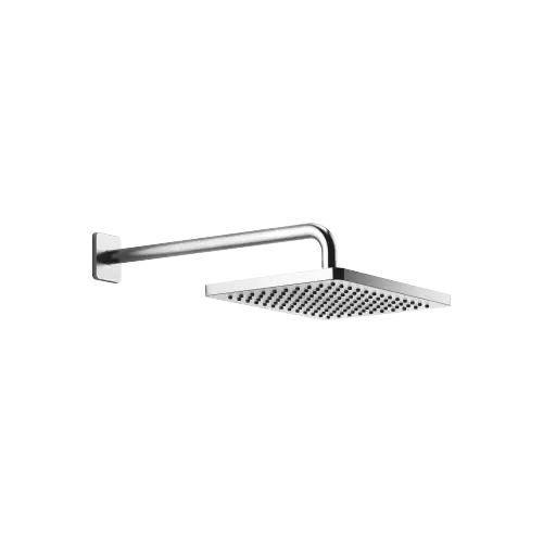 Rainshower with wall fixing FlowReduce 300 x 240 mm - Brushed Chrome - 28 767 710-93 0050