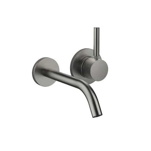 META Waschtisch-Wand-Einhandbatterie ohne Ablaufgarnitur - Dark Platinum gebürstet - 36 860 660-99