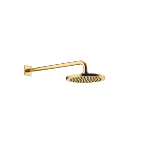 Rain shower with wall fixing 220 mm - Brushed Durabrass (23kt Gold) - 28 649 670-28 0010