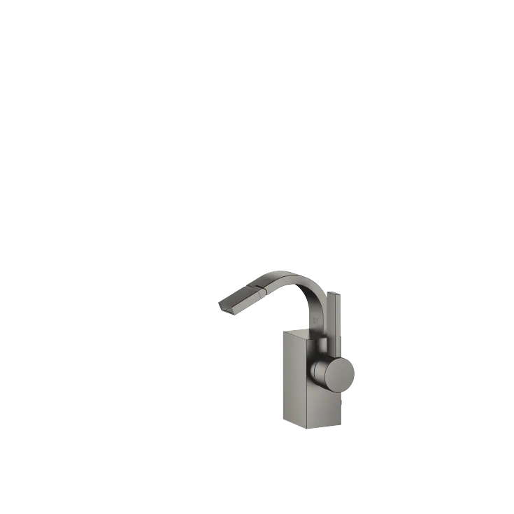 Single-lever bidet mixer with drain - Brushed Dark Platinum - 33 600 782-99 0010