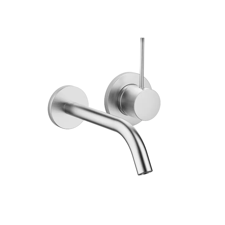 META META SLIM Wall-mounted single-lever basin mixer without pop-up waste - Brushed Chrome - 36 860 662-93