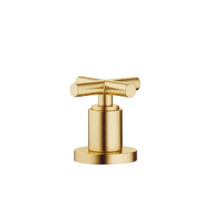 TARA Deck valve clockwise closing cold or hot - Brushed Durabrass (23kt Gold) - 20 000 892-28