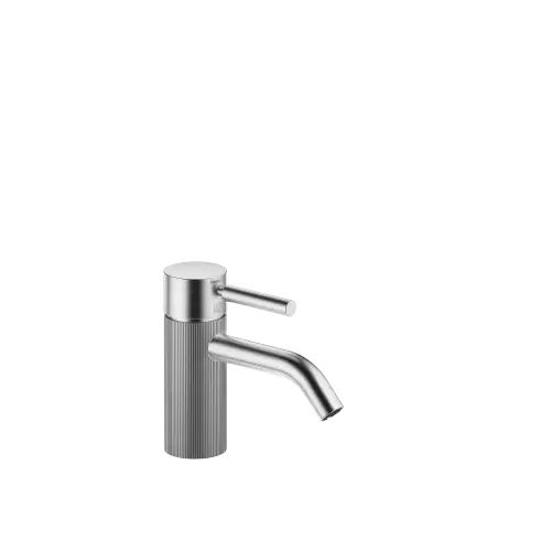 META Single-lever basin mixer without pop-up waste - Brushed Chrome - 33 529 660-93