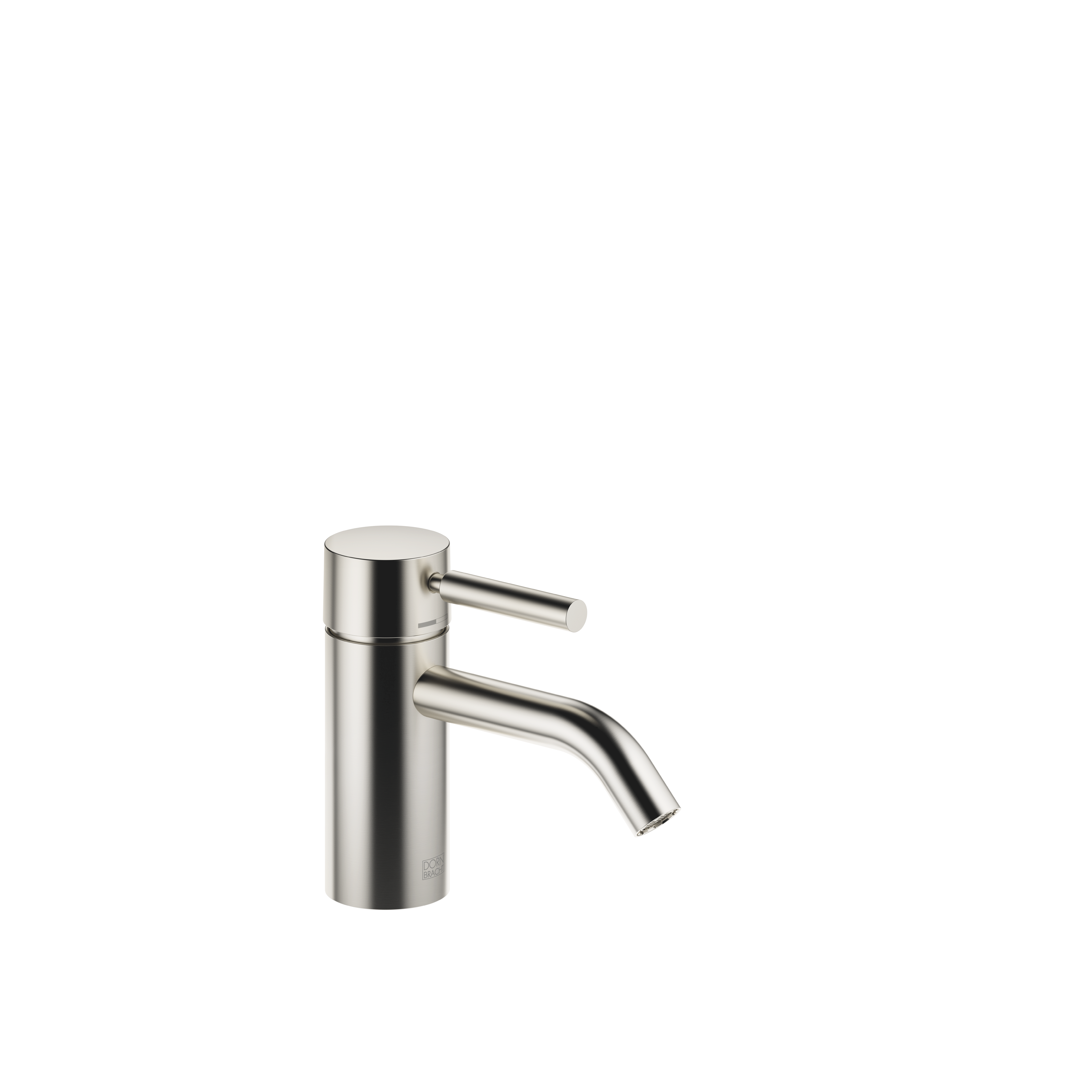 META Brushed Platinum Washstand faucets: Single-lever basin mixer 