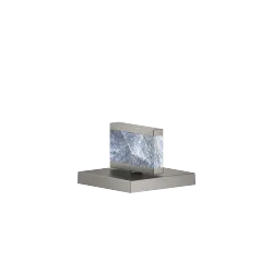 Poignée Nature Squared Pearl Shell Callisto Black - Dark Platinum brossé - XV-01 4644