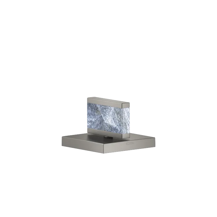 Dark Platinum cepillado : Manilla Nature Squared Pearl Shell Callisto Black