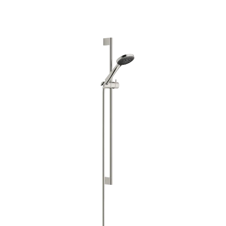 Gruppo doccetta con flessibile e asta saliscendi - Platinato - Set contenente 2 articoli
