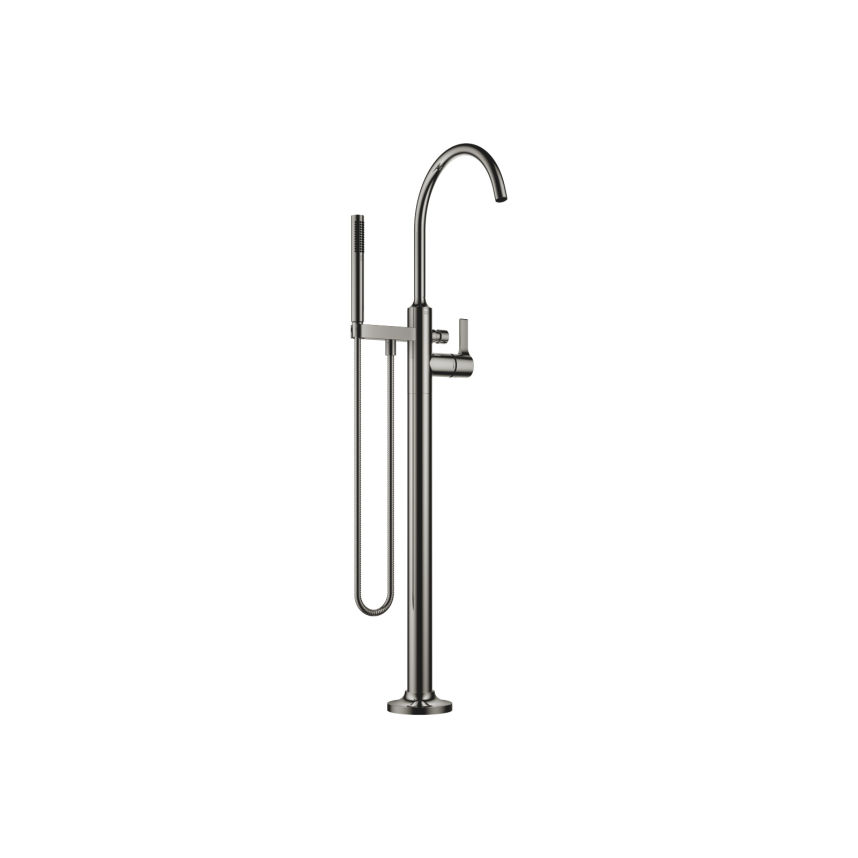 VAIA Dark Chrome Bath faucets Singlelever bath mixer with stand pipe
