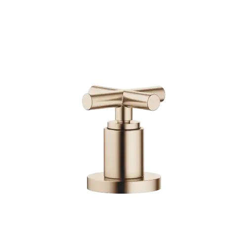 TARA Two-way diverter for bath rim or tile edge installation - Brushed Champagne (22kt Gold) - 29 140 892-46