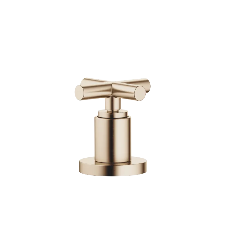 TARA Two-way diverter for bath rim or tile edge installation - Brushed Champagne (22kt Gold) - 29 140 892-46