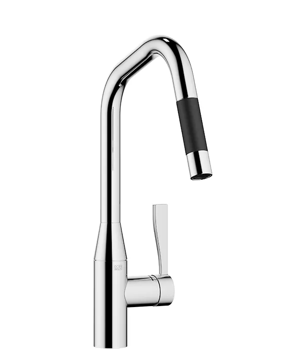 SYNC Single-lever mixer pull-down with spray function - Brushed Dark Bronze (PVD) - 33 875 895-43 0010