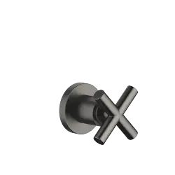 TARA Wall valve clockwise closing 1/2" - Brushed Dark Platinum - 36 607 892-99